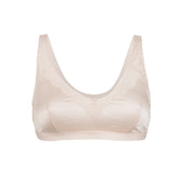 100% Pure Silk and Organic Cotton Wireless Bra for sensitive skin