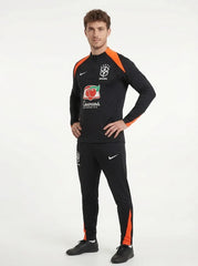 2025/2026 BRAZIL BLACK AND ORANGE TRACKSUIT