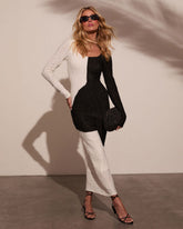 Delphie Colorblock Maxi Dress