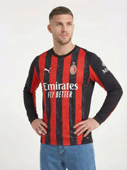 AC MILAN 2025/26 LONG SLEEVE HOME SHIRT