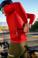 Aero Long Sleeve Jersey - Red