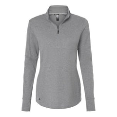 Custom Logo: Adidas 3-Stripes 1/4-Zip Sweater (Ladies) - Various Colors