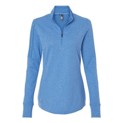 Custom Logo: Adidas 3-Stripes 1/4-Zip Sweater (Ladies) - Various Colors