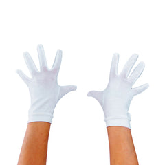 White Remedywear gloves for eczema on fingers treatment.