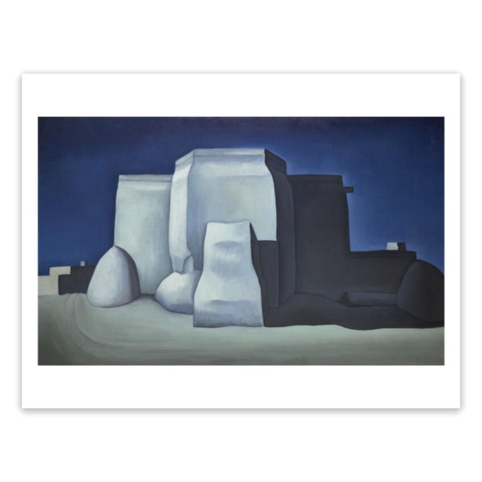 Emil Bisttram "Ranchos de Taos Church" Made-to-Order Print