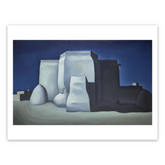 Emil Bisttram "Ranchos de Taos Church" Made-to-Order Print