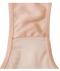 white silk and cotton underwear lining
