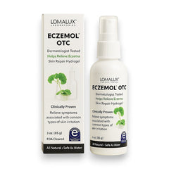 LomaLux Eczemol OTC Topical Eczema Hydrogel Spray with Hypochlorous Acid (HOCl)