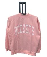 Mock Neck Sweatshirt - Light Pink