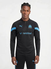 OLYMPIQUE DE MARSEILLE BLACK AND BLUE TRACKSUIT