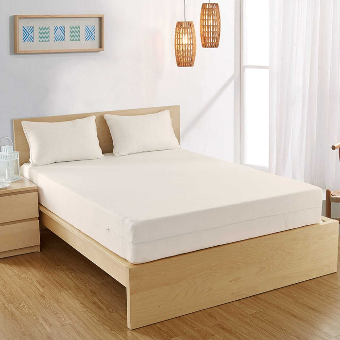 Organic Cotton Mattress Encasement for Allergies, Dust Mites & Sensitive Skin | AllergyCare™