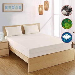 Organic Cotton Mattress Encasement for Allergies, Dust Mites & Sensitive Skin | AllergyCare™