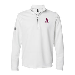 Adidas Textured 1/4-Zip Performance Pullover (Two Styles) - White