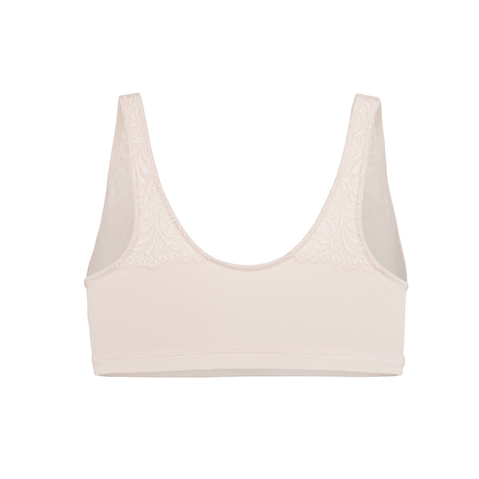 100% Pure Silk and Organic Cotton Wireless Bra for sensitive skin
