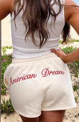 Beginning Cream American Dream Lounge Shorts