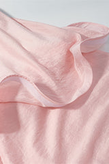 Light Pink Tiered Ruffle A-line Dress