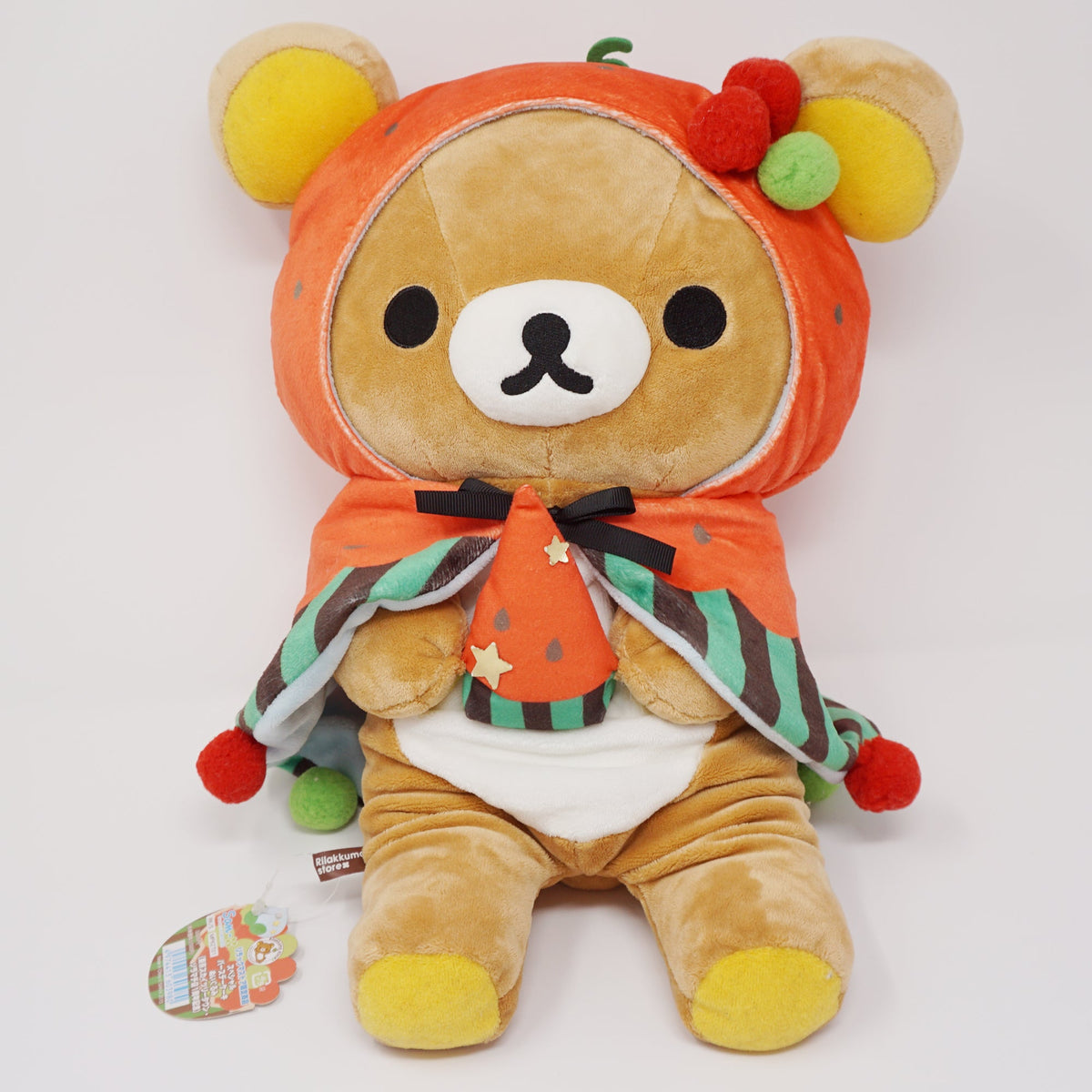 2015 Rilakkuma Special Birthday Cake Big Watermelon Plush - Happy 1st Birthday Skytree Rilakkuma Store Limited
