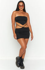 Jhai Black Bandana Top