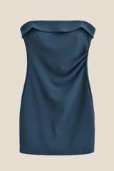 Navy Blue Convertible Bodycon Short Dress