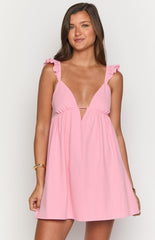 Tammie Pink Mini Dress