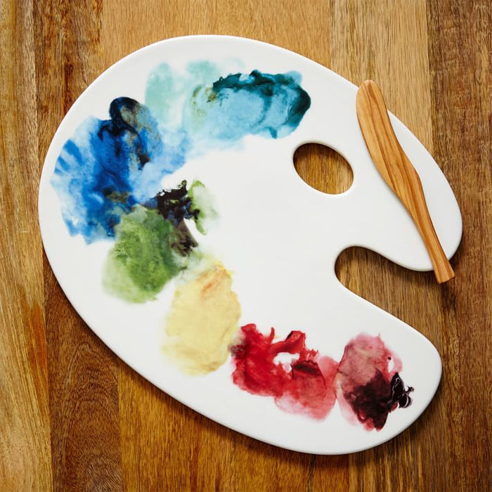 Artist Palette Cheese Tray