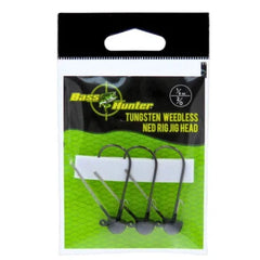 Bass Hunter Tungsten Weedless Ned Rig Head