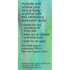 Other side of the box mentioning it's to be used for relief of dry or sensitive, itchy skin or after sun exposure.