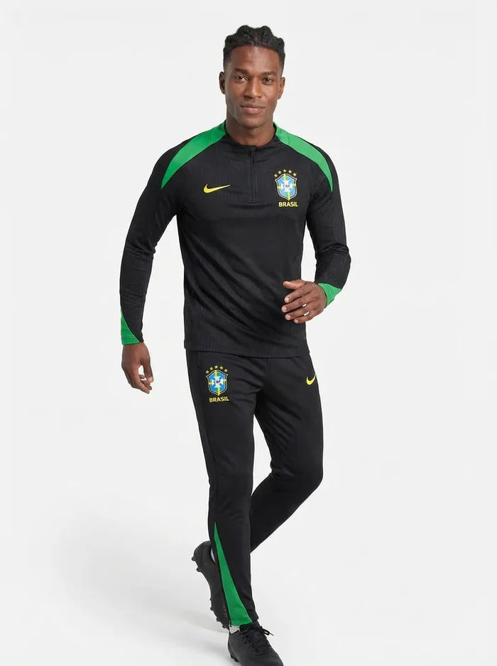 BRAZIL BLACK AND GREEN TRACKSUIT