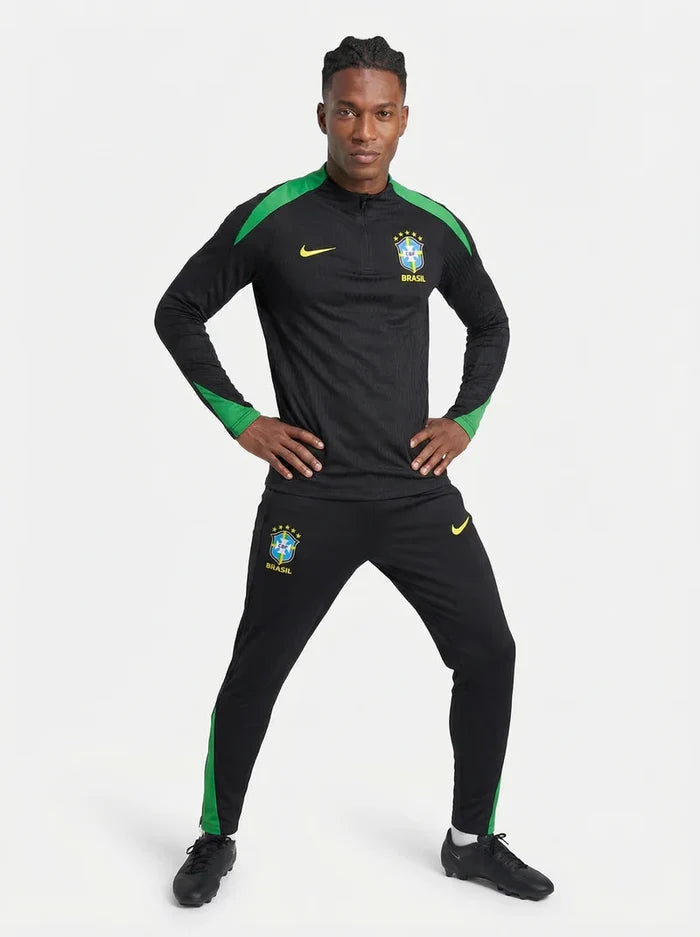BRAZIL BLACK AND GREEN TRACKSUIT