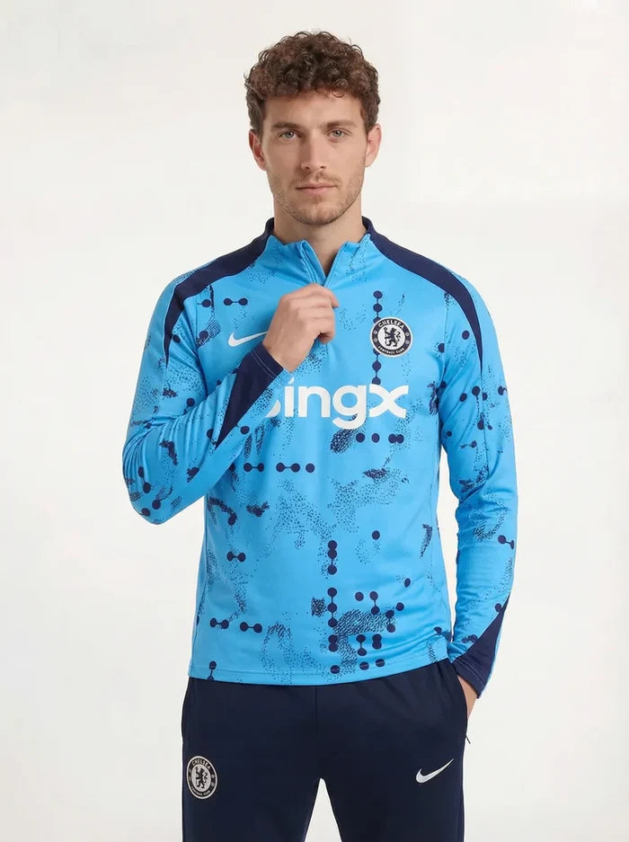 CHELSEA DARK AND LIGHT BLUE TRACKSUIT