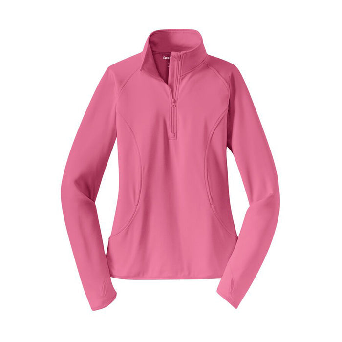 Custom Logo: 1/4-Zip Performance Pullover (Ladies) - Various Colors