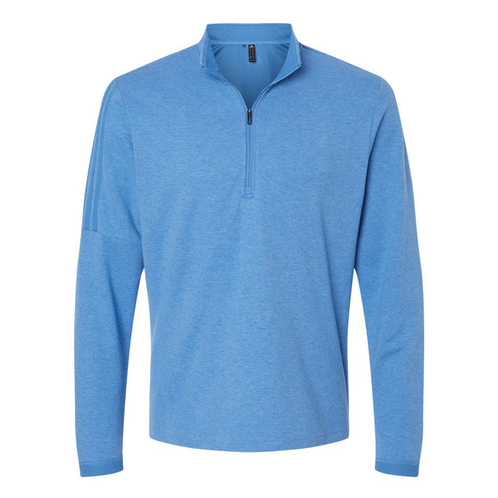Custom Logo: Adidas 3-Stripes 1/4-Zip Sweater (Men) - Various Colors