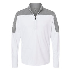 Custom Logo: Adidas Colorblocked 1/4-Zip Pullover (Men) - Various Colors