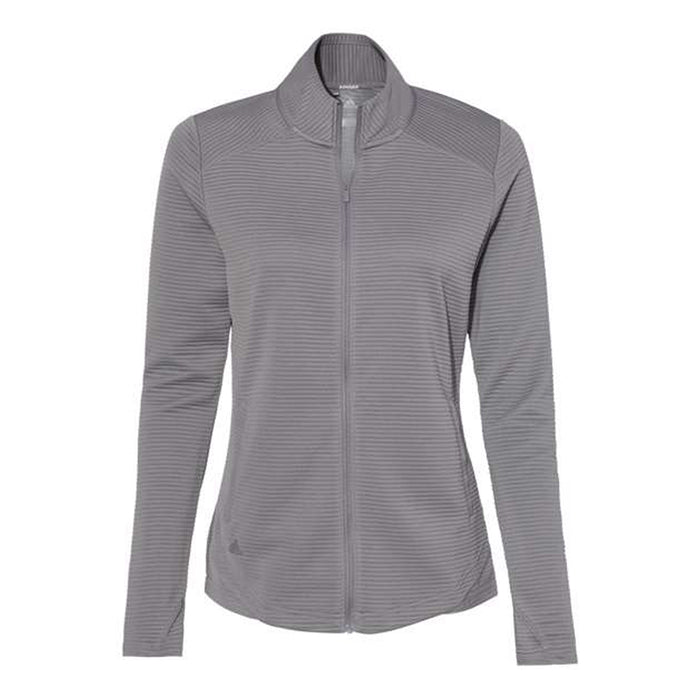 Customized Adidas Textured Full-Zip Jacket - Ladies' - Various Colors