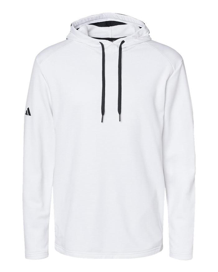 Customized Adidas Textured Mixed Media Hooded Sweatshirt - Men's - Various Colors