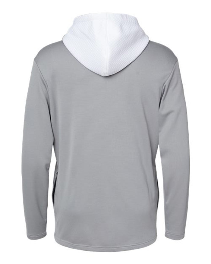 Customized Adidas Textured Mixed Media Hooded Sweatshirt - Men's - Various Colors