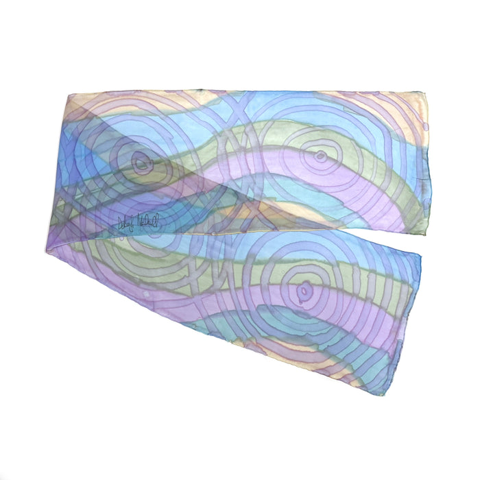 Deboragh McDonnell Large Hand-painted Scarf