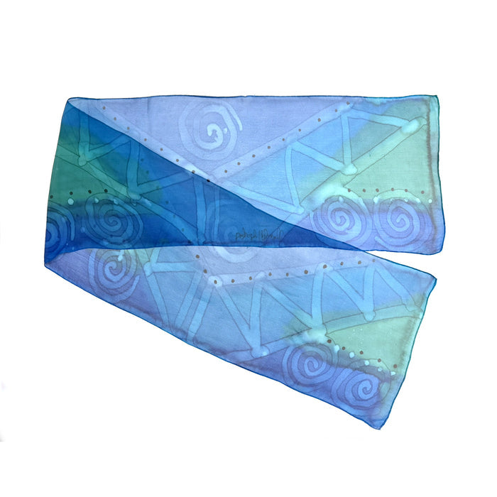 Deboragh McDonnell Large Hand-painted Scarf