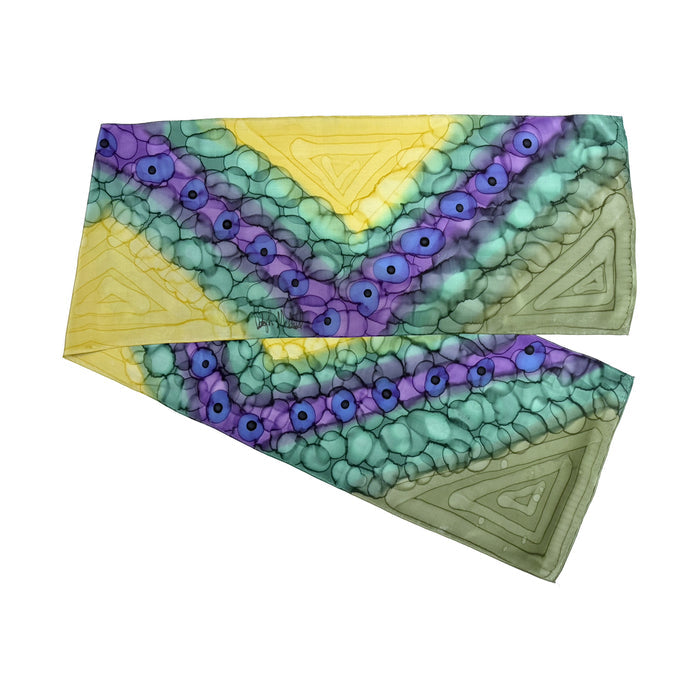 Deboragh McDonnell Large Hand-painted Scarf