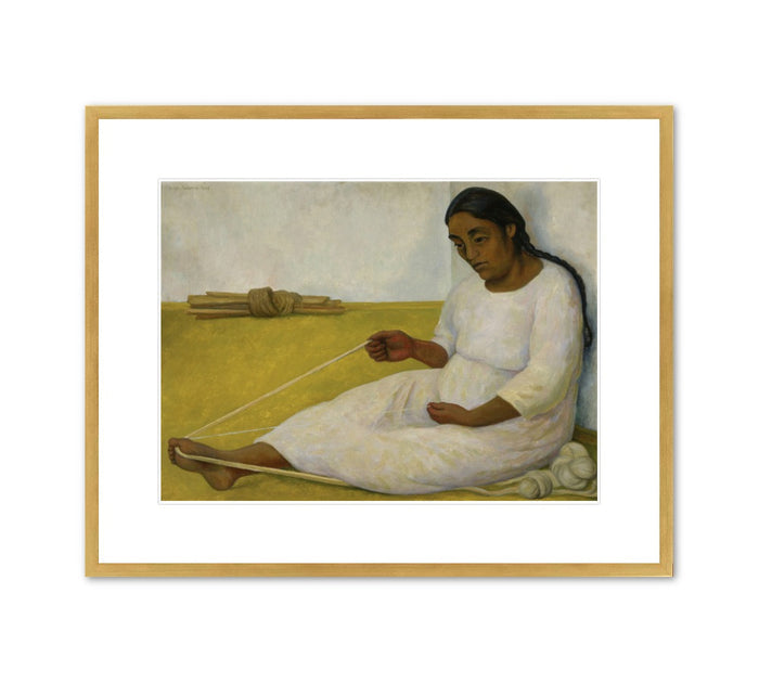 Diego Rivera "Indigena tejiendo (Indian Woman Spinning)"Made-to-Order  Print
