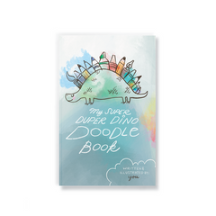 Dino Doodle Classic Layflat Sketch Notebook