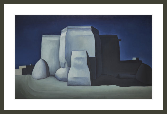 Emil Bisttram "Ranchos de Taos Church" Made-to-Order Print