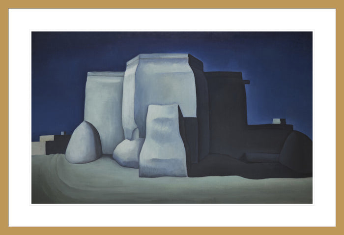 Emil Bisttram "Ranchos de Taos Church" Made-to-Order Print