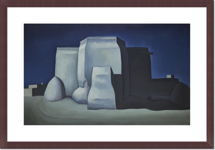 Emil Bisttram "Ranchos de Taos Church" Made-to-Order Print