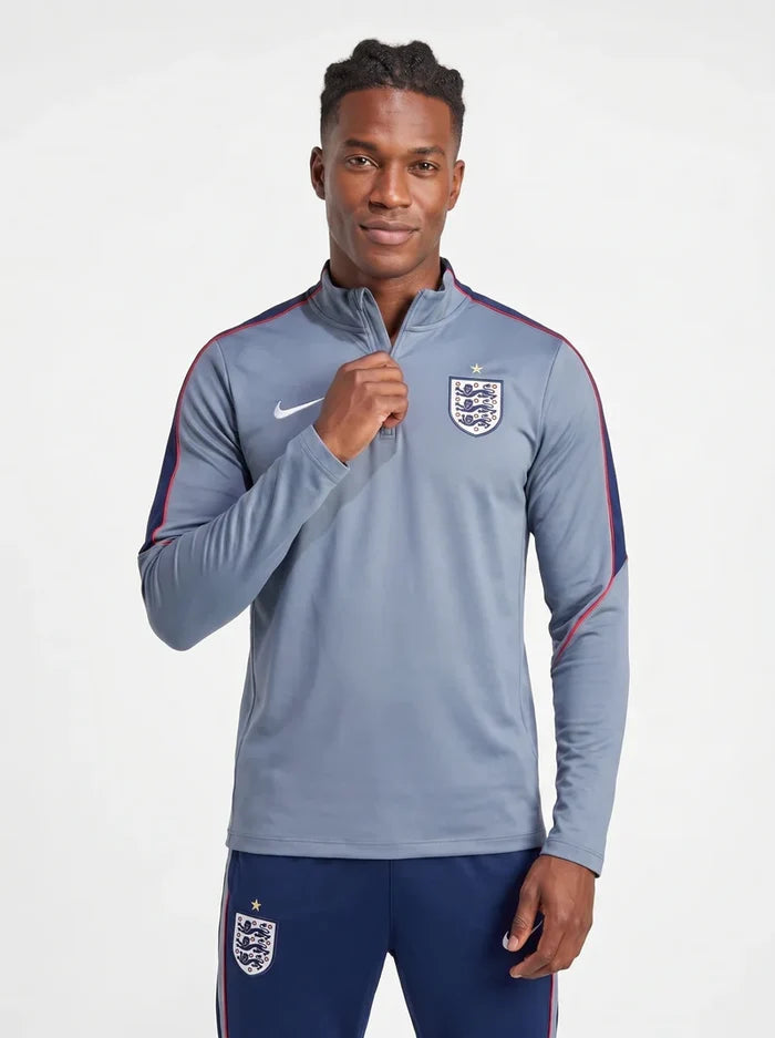 ENGLAND GREY AND NAVY TRACKSUIT