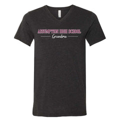 Family Members Tee: Grandma - Black V-neck