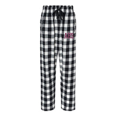 Flannel Pajama Pants - Black & White Buffalo Plaid