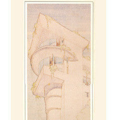 Frank Lloyd Wright Morris House Drawing Poster
