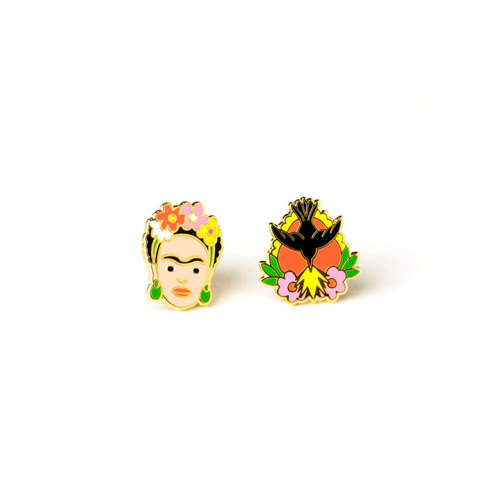 Frida Kahlo + Milagro Earrings
