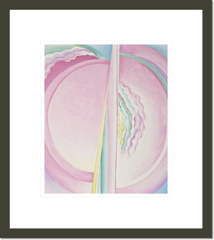 Georgia O'Keeffe "Pink Abstraction" Made-to-Order  Print